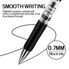 deli Gel Pens, 30 Pcs Retractable Pens Black Ink, Medium
