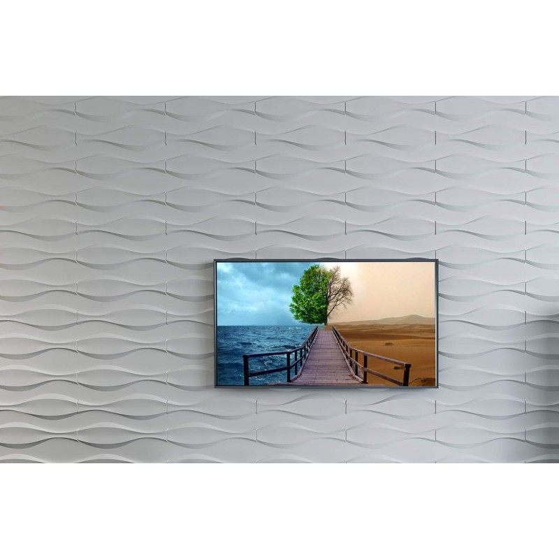 Art3d 19.7" x 19.7" (Pack Of 12) Wall Panel Wave,