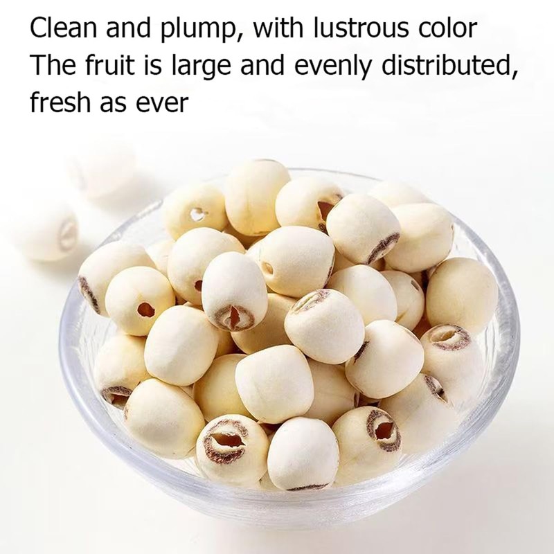 Dried white lotus seed 10.58 oz Hollow dried lotus seed