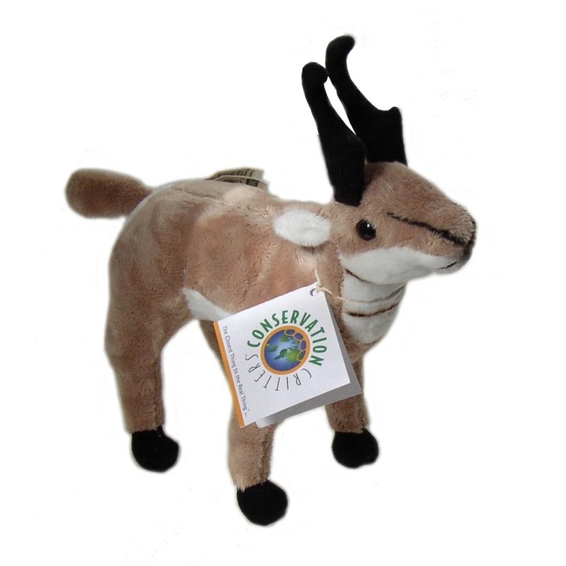 Nature Planet Pronghorn Antelope Conservation Critters Plush 9" NEW