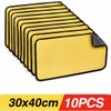 Microfiber Cleaning Towels for Car Care – Thickened Absorbent Yellow