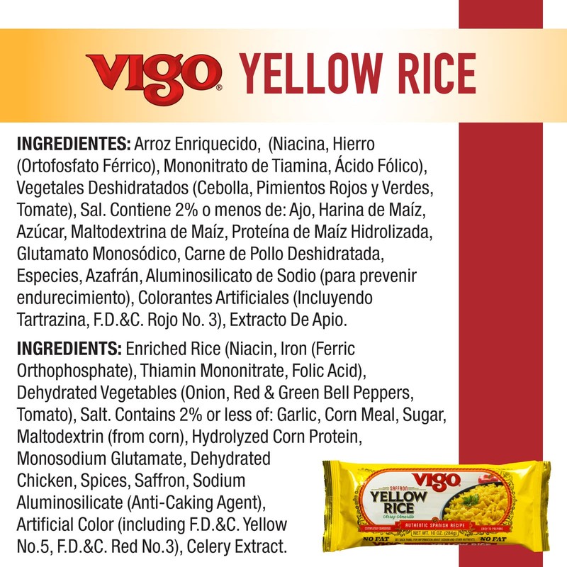 Vigo Saffron Yellow Rice, 10 Ounce (Pack of 12)