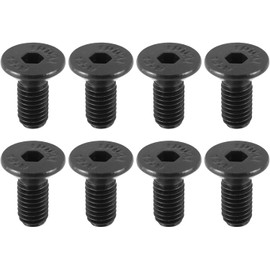 8Pcs Black Bike Shoe Cleat Mounting Screw for Pedal Steel Pedals Bike Pedals Pedals and Cleats Cycling Parts and Components
