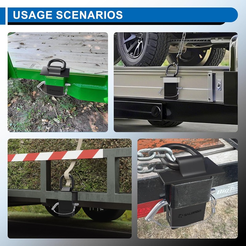 Stake Pocket D Ring for Trailer Heavy Duty, D-Ring Stake