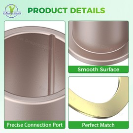 Panglong Golf Cart Precedent Spindle Bushing Kit, Club Car King Pin Steering Knuckle Bushing Kit Fits 2004-UP Precedent and 2018-UP Tempo Golf Cart, Replaces OEM#102288201 102288401