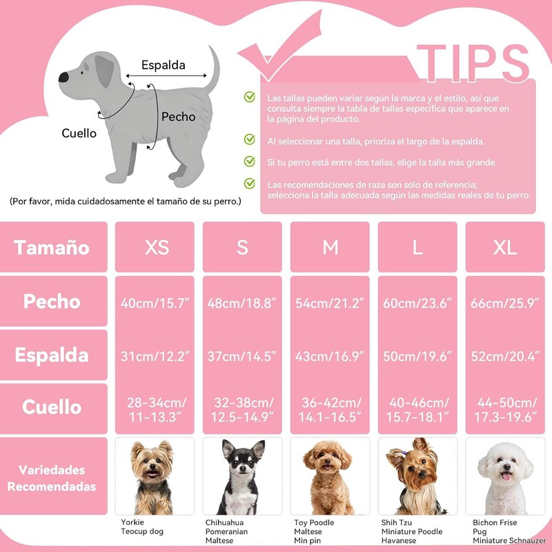Sueter para Perros Chicos, Ropa Luminosa para Perros, Ropa para