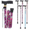 PARLORA Walking Cane for Women and Men, Collapsible, Lightweight, Sleek,
