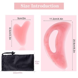 XUANZHI Gua sha Massage Tool,Resin Lymphatic Drainage Massager,Guasha Scraping Tool Body Sculpting Anti Cellulite Tools for Men and Women, Muscle Scraping Tool for Back, Neck, Face, Leg Massage