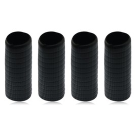 yyangz 4PCS Bow Grip Leather Rubber Sleeve Violin Bow Bass Bow Accessories Violin Posture Corrector Bow Grip Tool