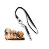 PEKMAR Dog Whistle with Free Lanyard, Stainless Steel Adjustable Frequencies