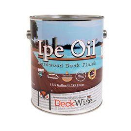 DeckWise Ipe Oil Hardwood Deck Semi-Transparent 100 VOC Natural Finish (1-Gallon)