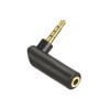 VCE 3.5mm Audio Adapter 90 Degree 5-Pack, Right Angle Adapter