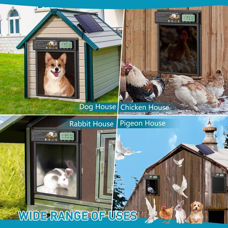 XRDZYXGS Smart Automatic Pet Door | Radar, Timer & Light