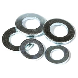 M7 (7mm) Flat Washers Form A Type - Steel (Pack of 50)