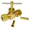 Dial Manufacturing 1732-8402 1/4" Comp Straight Needle Valve