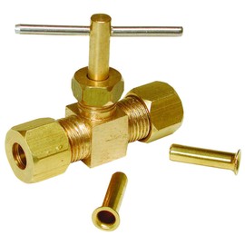 Dial Manufacturing 1732-8402 1/4" Comp Straight Needle Valve