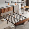 BedsPick Queen Size Bed Frame, Platform Bed Frame with Upholstered