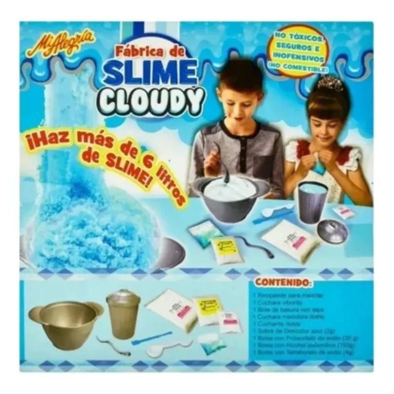 Mi Alegria Fabrica De Slime Cloudy Regalo Niños Eslime Kinet