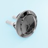 HOROW Chrome Flush Button, Dual Flush Toilet Tank Button for
