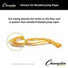 Champion Sports Deluxe XU Skipping Rope with Beads, Various Lengths
