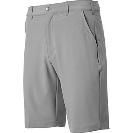 TGW Men's Flat Front Stretch Waist Performance 11.25In Golf Shorts Grey 38