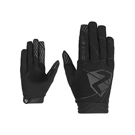 Ziener Currox Men's Cycling Gloves, Long Finger with Touch Function, Breathable, Cushioning, Black, 11