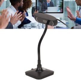 ZIZEV Cámara Web en Vivo, Cámara USB con Vista de 60 Grados con Reducción de Ruido de 30 Fps Controlador USB 720P Gratuito para para Conferencias para OS X para Transmisión en