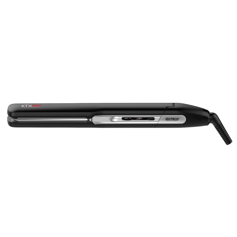Izutech SLK 450 Titanium Digital Flat Iron, Rapid Heat, Black,