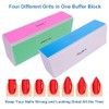 4 Way Nail Buffer Block (10 Pcs), Nail Shine Buffers