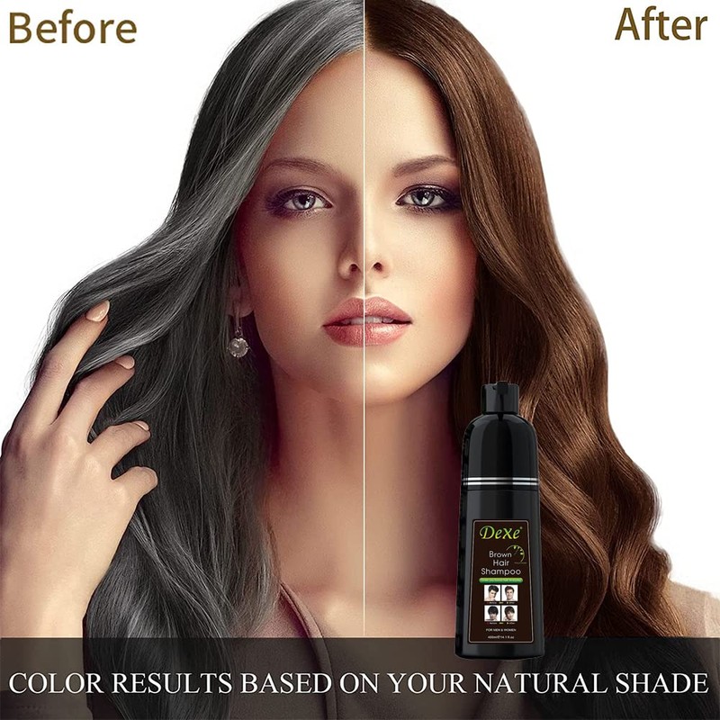 Instant hair shampoo, hair dye shampoo for men and women