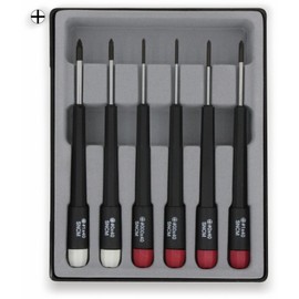 Donau Elektronik 280-61 Sechskant-Schraubendreher-Set, Größe 6-teilig, Mehrfarbig