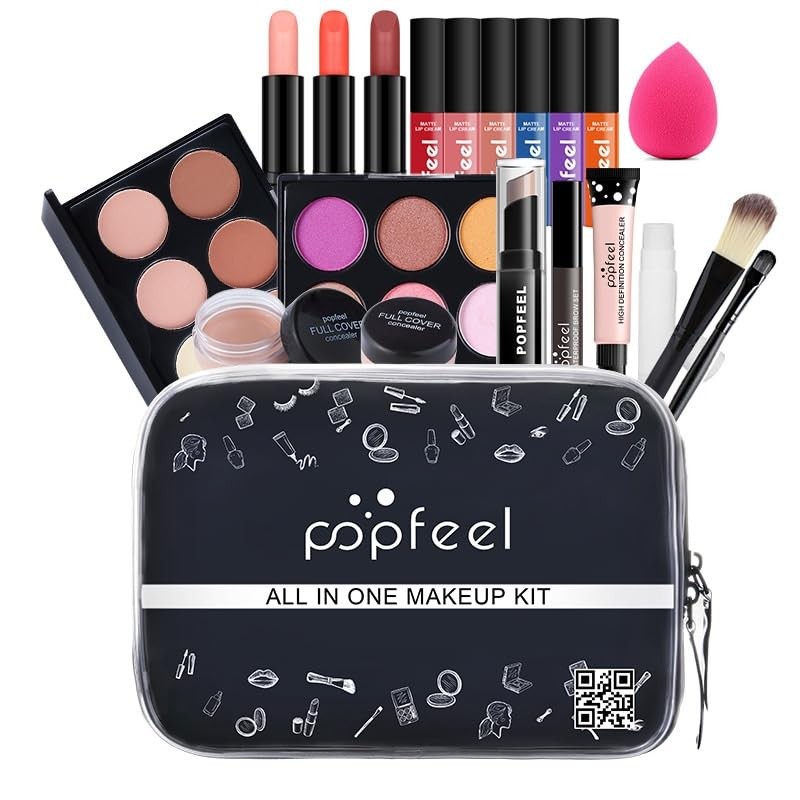 POPFEEL Makeup Kit, Full Beauty Makeup Cosmetics Set, Upgrade Cosmetics