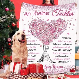 ACCZ Daughter Gifts from Mum, Blanket Gift for Daughter, Mother Daughter Gift, Cuddly Blanket for My Daughter, Birthday, Christmas, 18th Birthday Girl