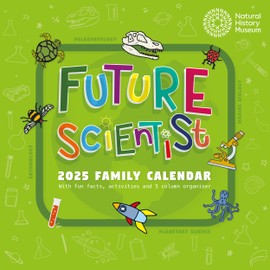 2025 Natural History Museum Kids Future Scientist Square Family Calendar