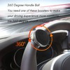 Aswalling Universal Steering Wheel Spinner, 360 Degree Auxiliary Steering Steering
