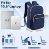 15.6 Inch Classic Backpack For Men And Women, 25L Lightweight