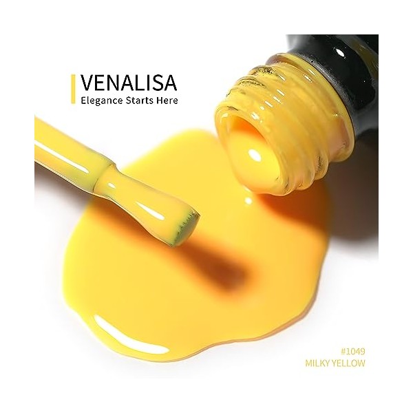 VENALISA UV Nagellack Gellack Gelb farben,Gel Nail Polish Soak Off