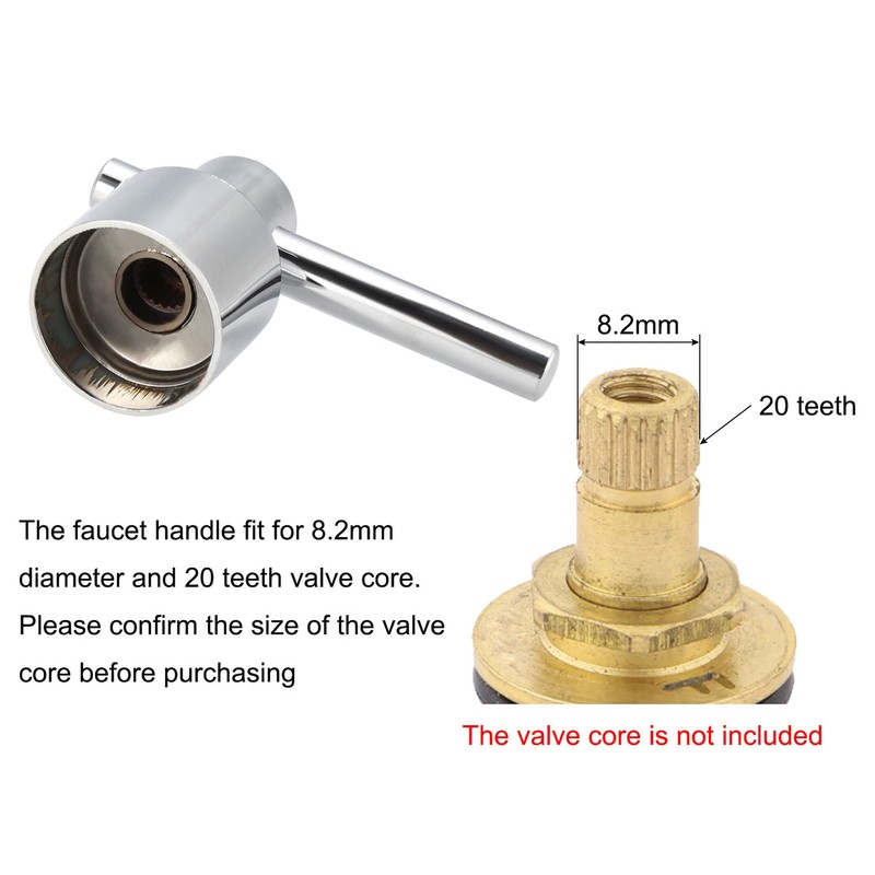 sourcing map Faucet Lever Handle,29mm Dia Single Lever Handle Replacement
