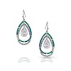 Montana Silversmiths Women's Opal Ribbons Teardrop Earrings - ER4610 One