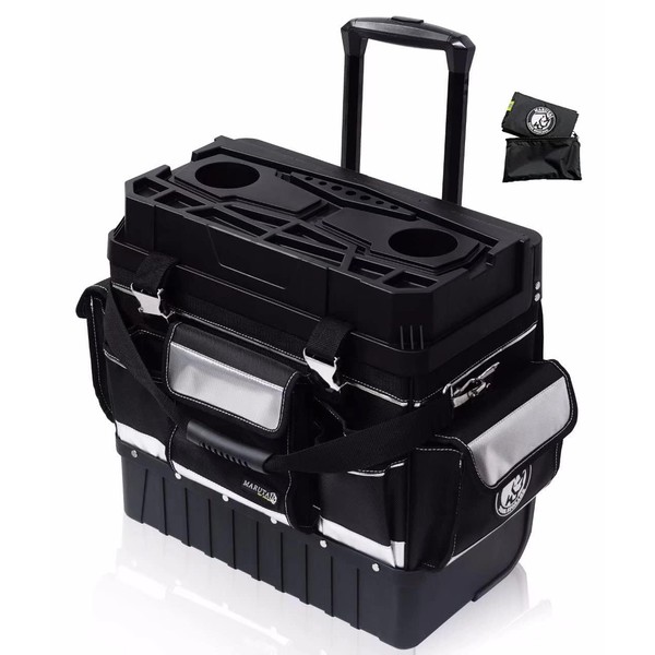 MARUTAI 18'' Rolling Tool Bag with Wheels, Tool Bags Organizer,