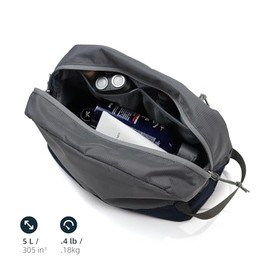 Travel Toiletry Bag 5L, Compact Travel Organizer with Waterproof TPU Wet/Dry Compartment