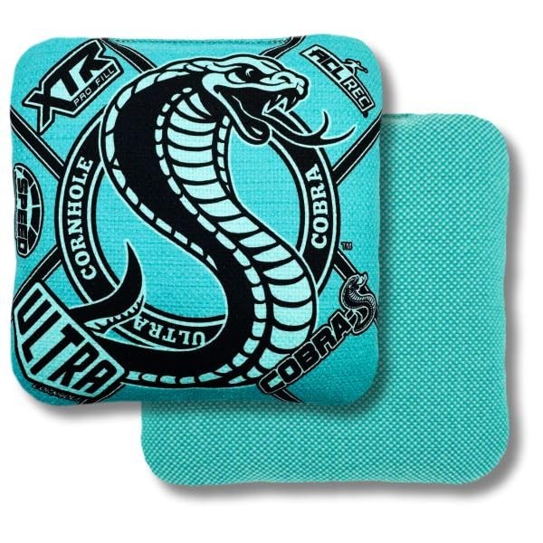 Cobra-S Cornhole Bag Set - ACL Approved (Teal)