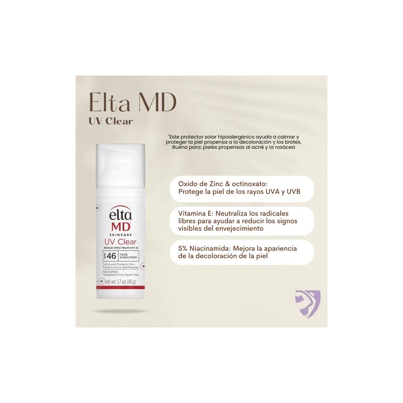 Elta Md Uv Clear Broad-spectrum Spf46 48 G