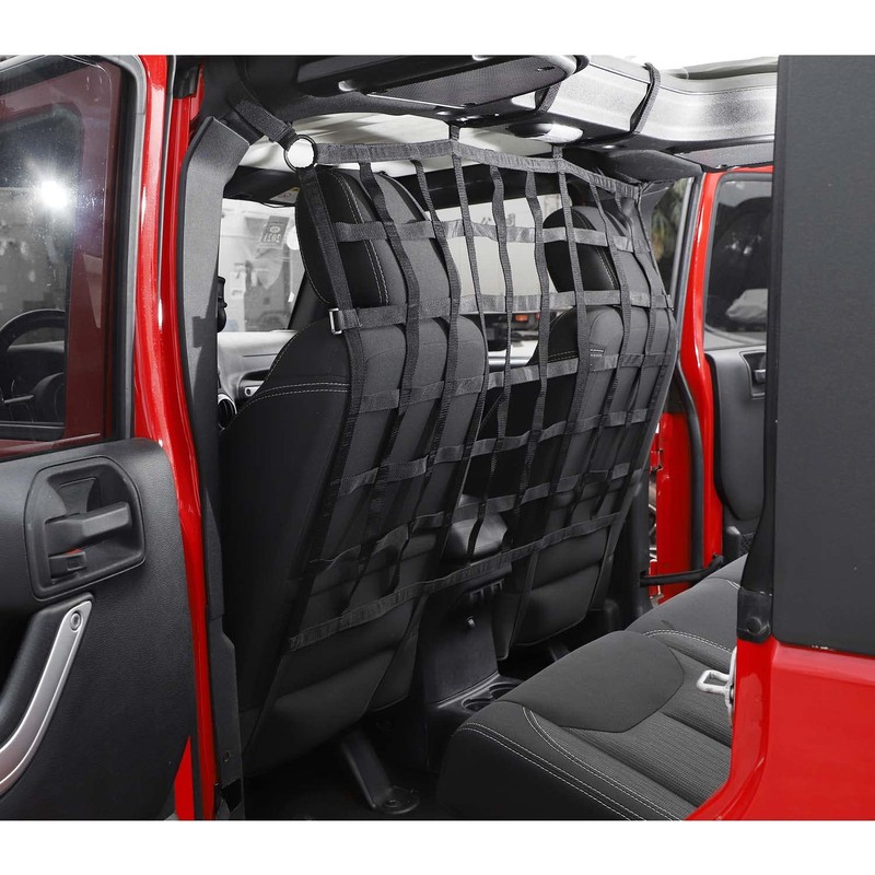 Car Rear Seat Divider Net Mesh Trunk Organizer Isolation Cargo