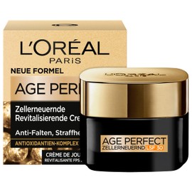 L'Oréal Paris Day Cream SPF 30 for Women: for Softer and Radiant Skin & SPF 30 with Unique Antioxidant Regeneration Formula, Age Perfect Cell Renaissance, 1 x 50 ml