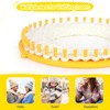 Katech Round Knitting Looms Set 29 cm Diameter Yellow Plastic