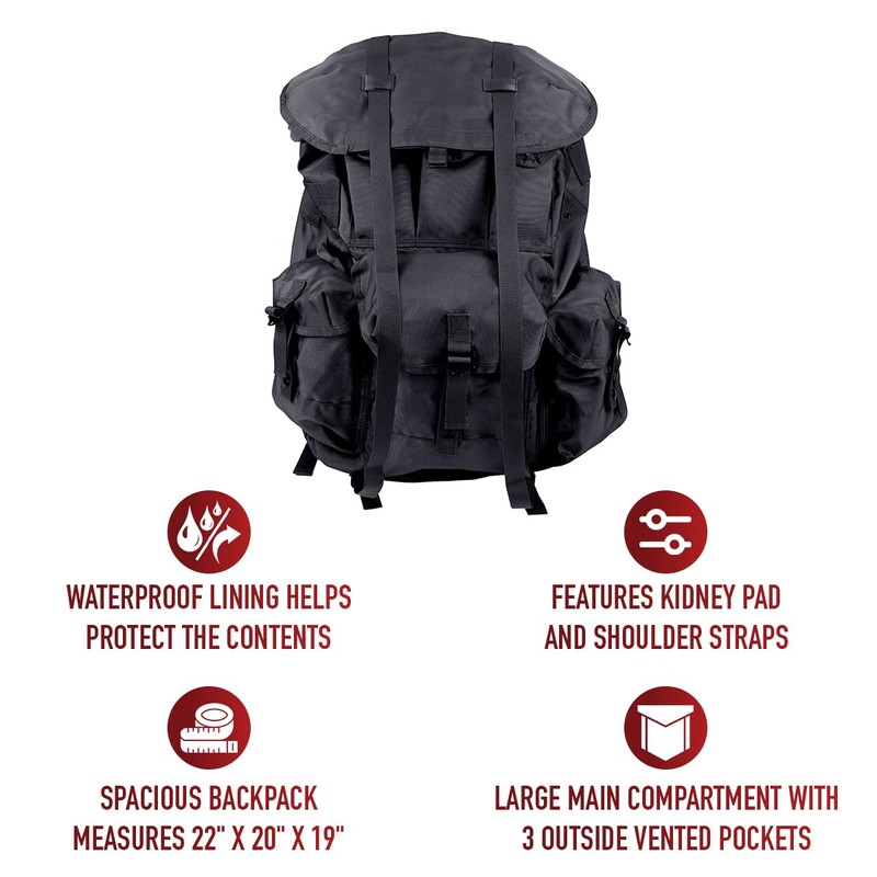 Rothco Large Alice Pack - Rugged Outdoor Camping Hiking Backpack