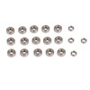 19Pcs Sealed Bearing Kit RC Car Metal Wheel Bearings for