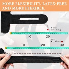 20 T-shaped Kinesiotapes Knee + 10 I-Shaped Knee Tape, 30 Waterproof, Pre-Cut Kinesiotapes, Protects Joints, Relieves Pain and Supports Muscles (Black)