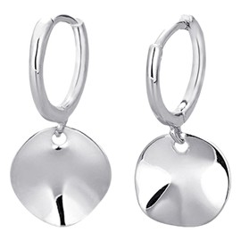 Earrings Silver 925 Earrings Silver Hanging for Women Girls Men Hoop Earrings Silver 925 Small Round 14K Gold Huggie Hoop Earrings Gift, small, Gold-plated, Not stone